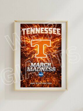 Tennessee Mens Basketball Sweet 16 Art Print 11" x 17" (road to final four)